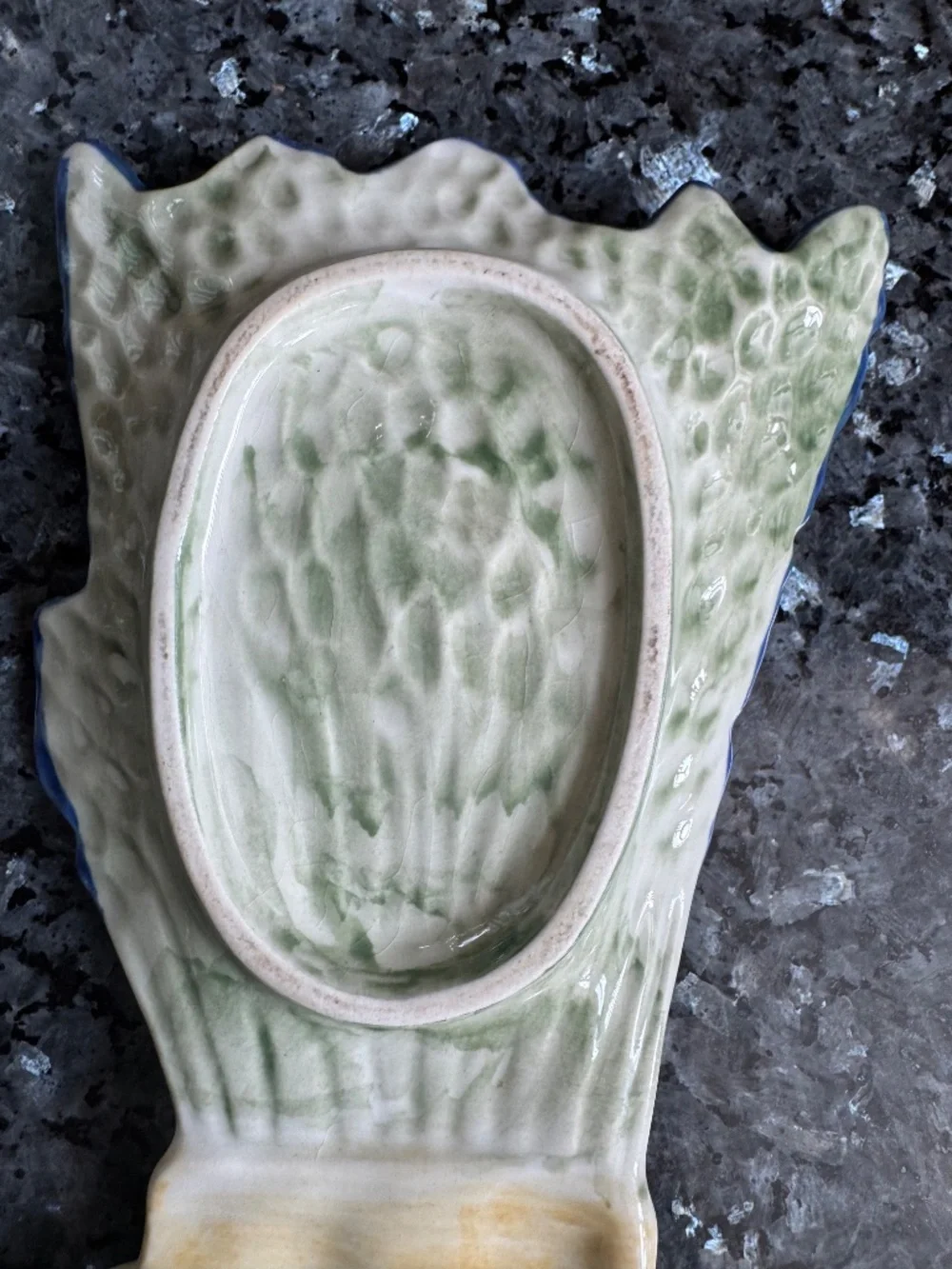 VTG Hallmark Marjolein Bastin Lavender Herb Bundle Ceramic Spoon Rest NEW